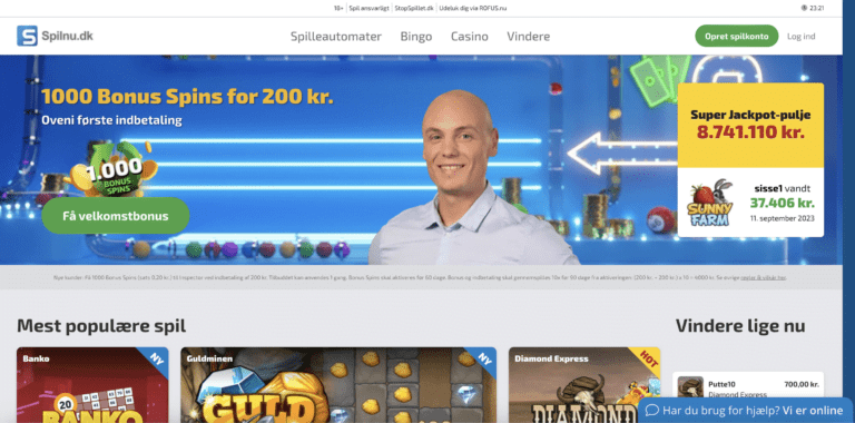 Spilnu.dk hjemmesidedesign