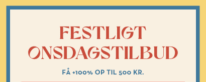 Onsdagstilbud Spilleboden